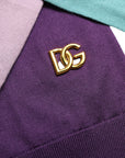Dolce & Gabbana Multicolor Silk Pussy-bow Sweater