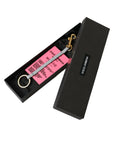 Dolce & Gabbana Chic Trifold Gold & Pink Key Holder Case