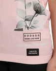 Dolce & Gabbana Chic Pink Floral Cotton Tee