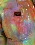 Dolce & Gabbana Multicolor High Waist Cropped Pants