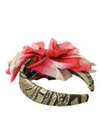 Dolce & Gabbana Multicolor Floral Applique Silk Women Headband Diadem