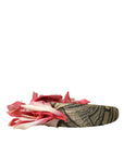 Dolce & Gabbana Multicolor Floral Applique Silk Women Headband Diadem