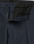 Dolce & Gabbana Blue Wool Men Skinny Dress Pants