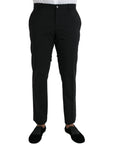 Dolce & Gabbana Black Wool MARTINI Formal 2 Piece Suit