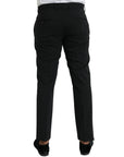 Dolce & Gabbana Black Wool MARTINI Formal 2 Piece Suit
