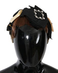 Dolce & Gabbana Crystal-Embellished Gold Brown Diadem Headband