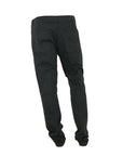 Made in Italy Elegant Summer Black Cotton Trousers