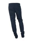 Made in Italy Elegant Blue Winter Trousers