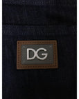 Dolce & Gabbana Blue Cotton Jeans & Pant