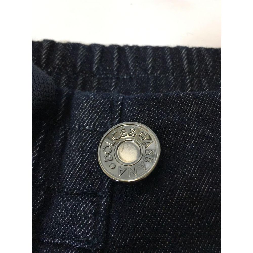Dolce &amp; Gabbana Blue Cotton Jeans &amp; Pant