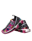 Dolce & Gabbana Pink Sorrento Crystals Sneakers Shoes