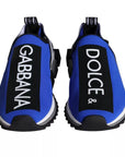 Dolce & Gabbana Blue Logo Low Top Sorrento Sneakers Shoes