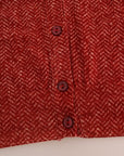 Dolce & Gabbana Red Wool Cardigan Sweater