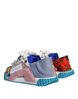 Dolce & Gabbana Multicolor Patchwork NS1 Low Top Sneaker Shoes