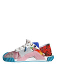 Dolce & Gabbana Multicolor Patchwork NS1 Low Top Sneaker Shoes