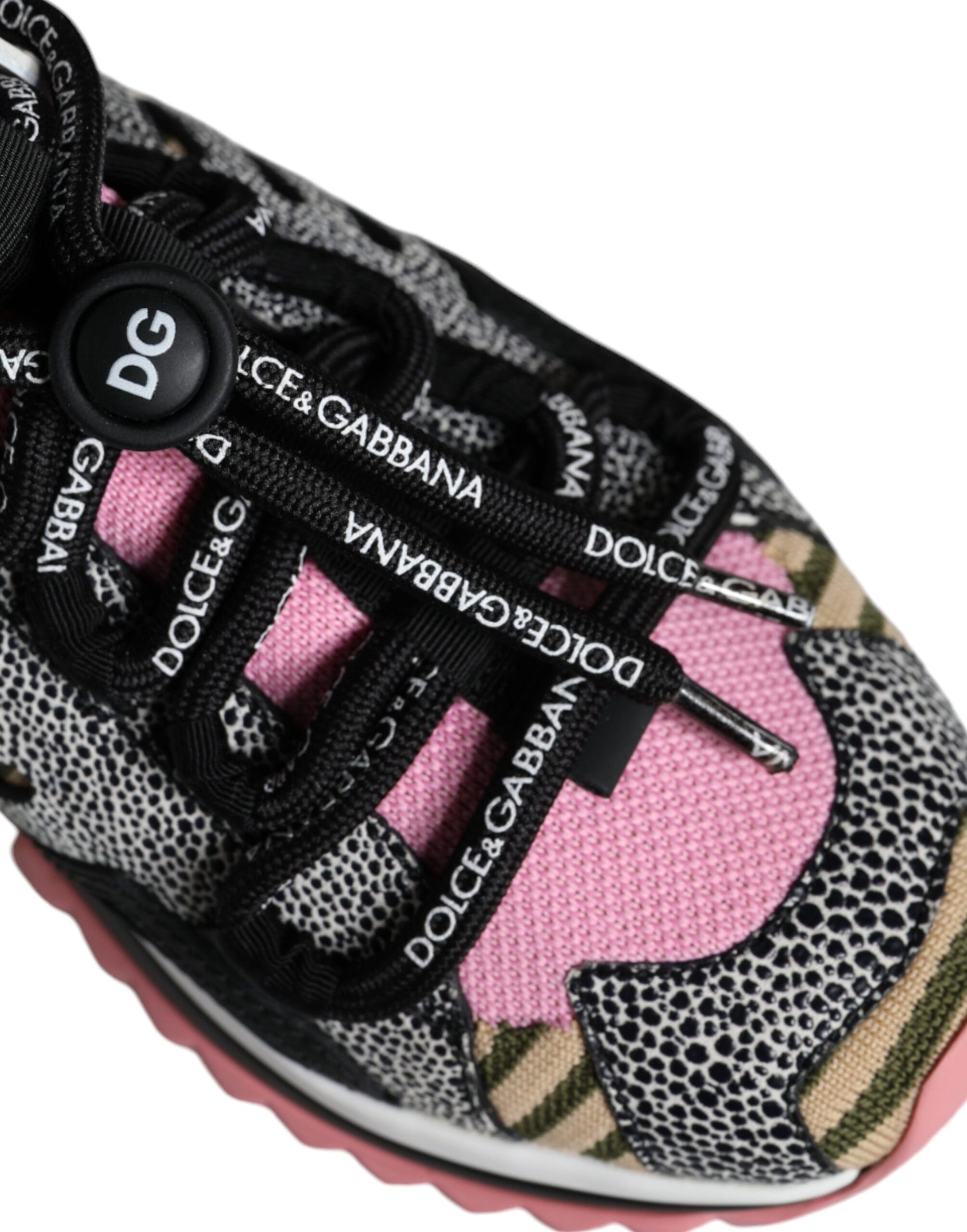 Dolce &amp; Gabbana Multicolor Sorrento Socks Logo Sneakers Shoes