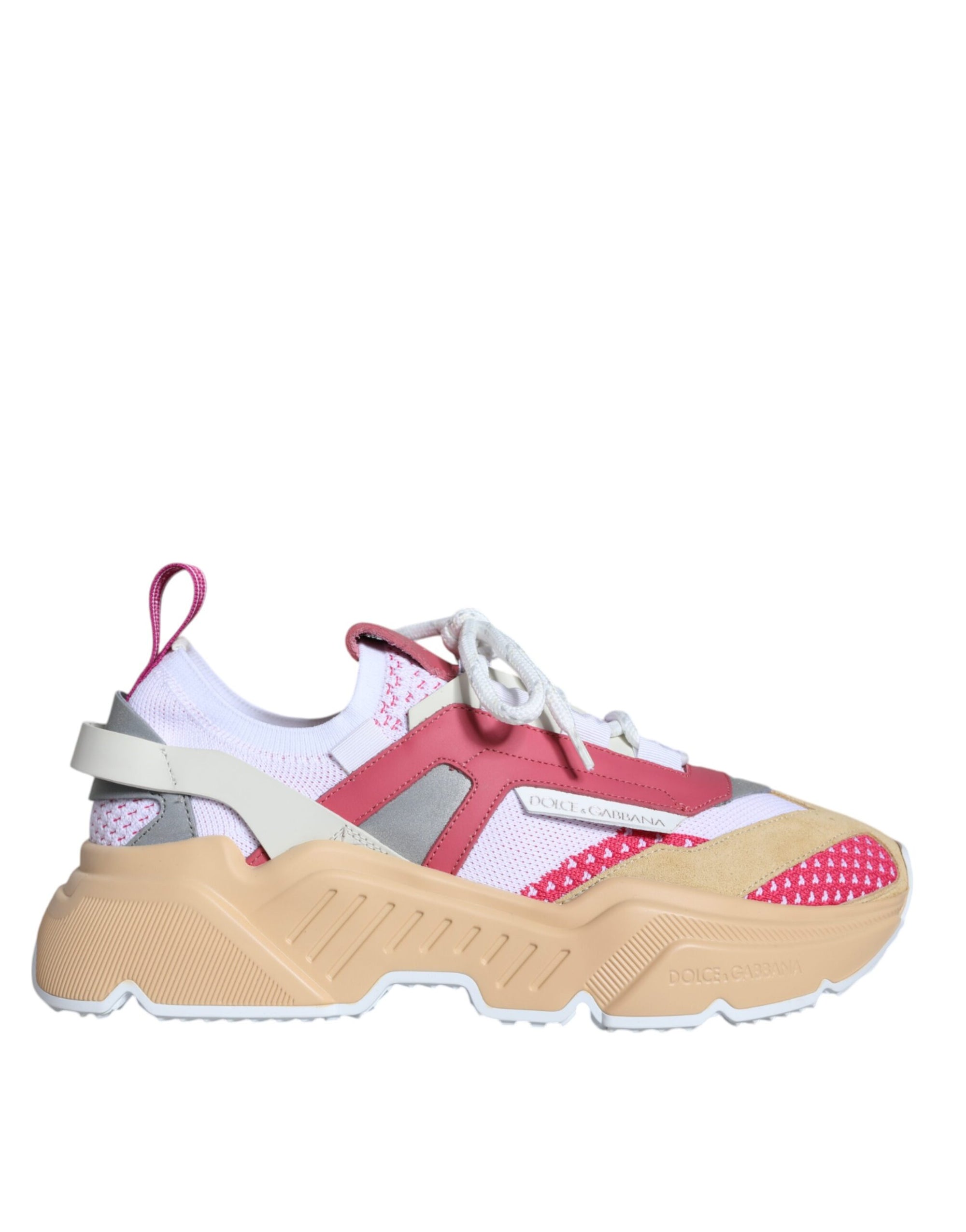 Dolce &amp; Gabbana Multicolor Leather Daymaster Sneakers Shoes