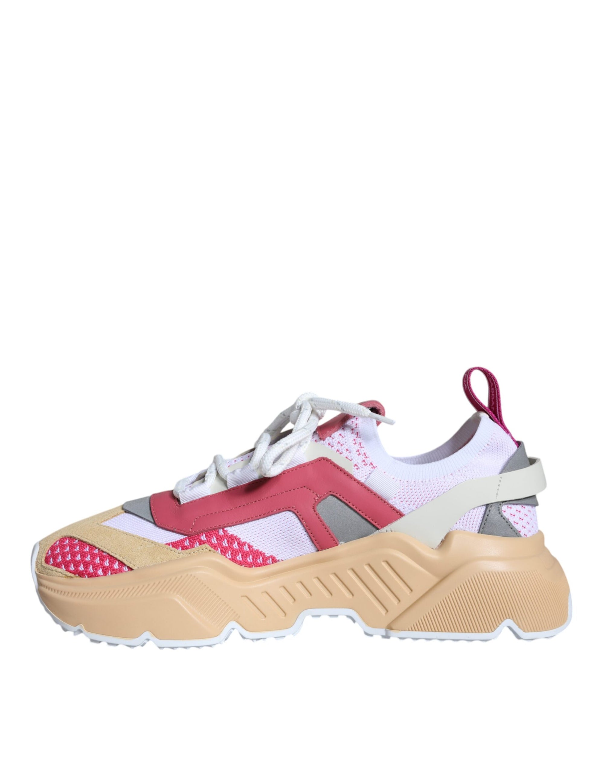 Dolce &amp; Gabbana Multicolor Leather Daymaster Sneakers Shoes