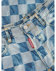 Dsquared² Blue Cotton Jeans & Pant