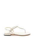 Miu Miu Beige Vernice Sandal