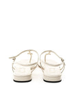 Miu Miu Beige Vernice Sandal