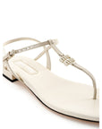 Miu Miu Beige Vernice Sandal