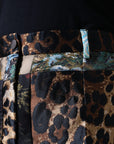 Dolce & Gabbana Multicolor Patchwork Jacquard High Waist Pants