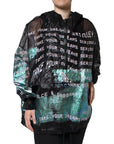Dolce & Gabbana Multicolor Print Hooded Sweatshirt Sweater