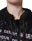 Dolce & Gabbana Multicolor Print Hooded Sweatshirt Sweater