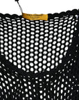 Dolce & Gabbana Black Mesh See Through Sleeveless Tank Top