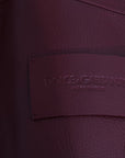 Dolce & Gabbana Radiant Red Leather Biker Motorcycle Jacket