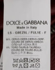 Dolce & Gabbana Radiant Red Leather Biker Motorcycle Jacket