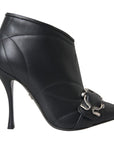 Dolce & Gabbana Black Leather Di Lambskin Boot