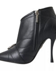 Dolce & Gabbana Black Leather Di Lambskin Boot