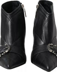 Dolce & Gabbana Black Leather Di Lambskin Boot