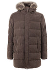 Herno Brown Cotton Jacket