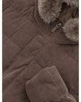 Herno Brown Cotton Jacket