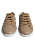 Dolce & Gabbana Brown Low Top Men Saint Tropez Sneakers Shoes