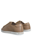 Dolce & Gabbana Brown Low Top Men Saint Tropez Sneakers Shoes