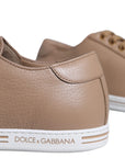 Dolce & Gabbana Brown Low Top Men Saint Tropez Sneakers Shoes
