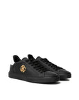 Roberto Cavalli Black Leather Sneaker