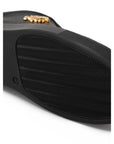 Roberto Cavalli Black Leather Sneaker