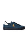 Roberto Cavalli Blue Leather Sneaker