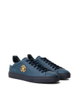 Roberto Cavalli Blue Leather Sneaker