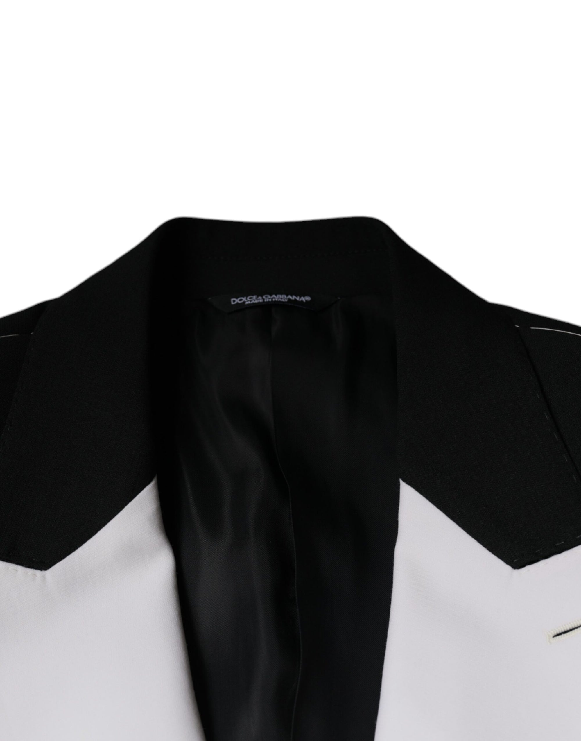 Dolce &amp; Gabbana Black White Single Breasted Dress Blazer