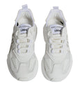 Dolce & Gabbana White Nylon Daymaster Low Top Sneakers Shoes