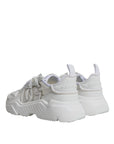 Dolce & Gabbana White Nylon Daymaster Low Top Sneakers Shoes