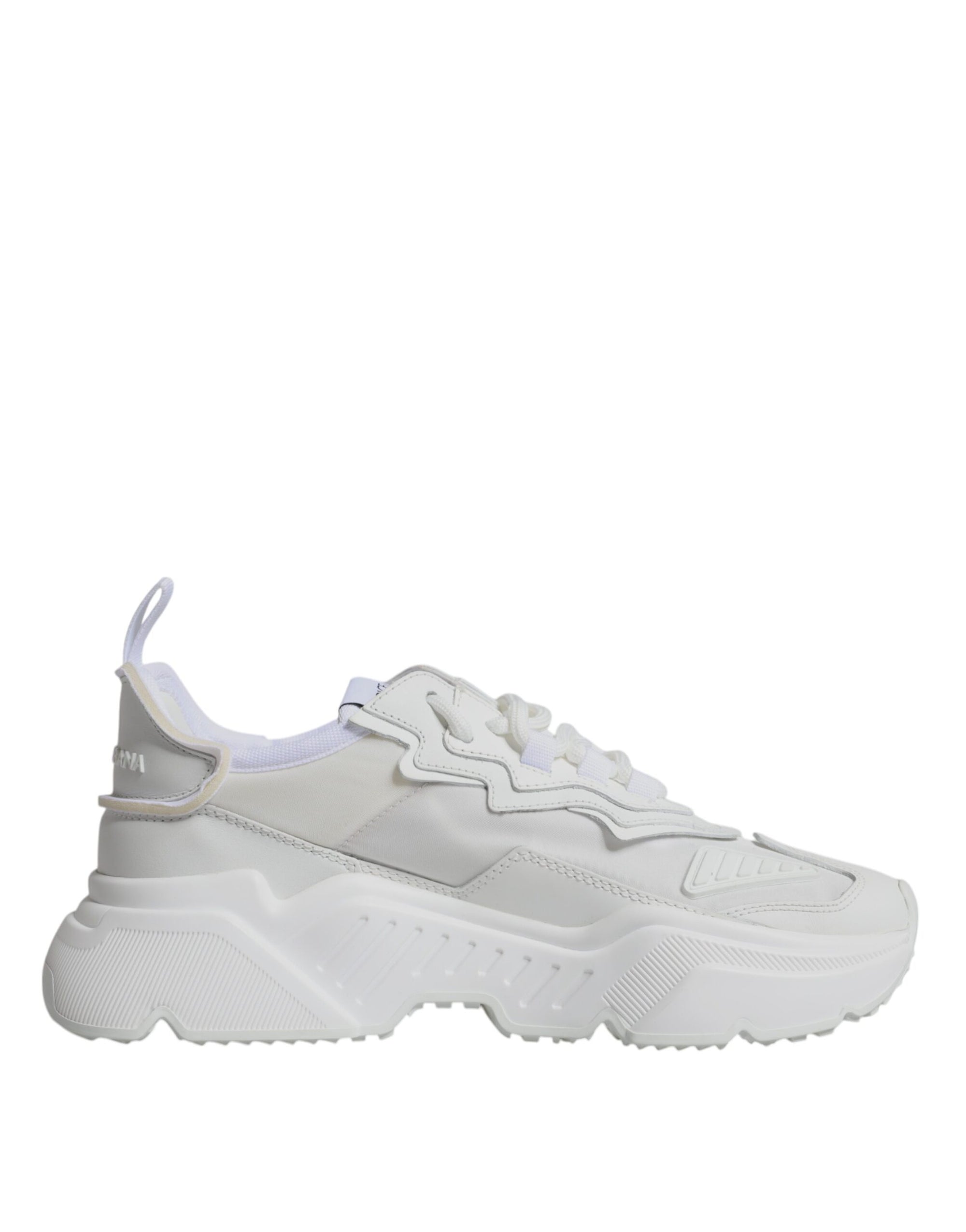 Dolce &amp; Gabbana White Nylon Daymaster Low Top Sneakers Shoes