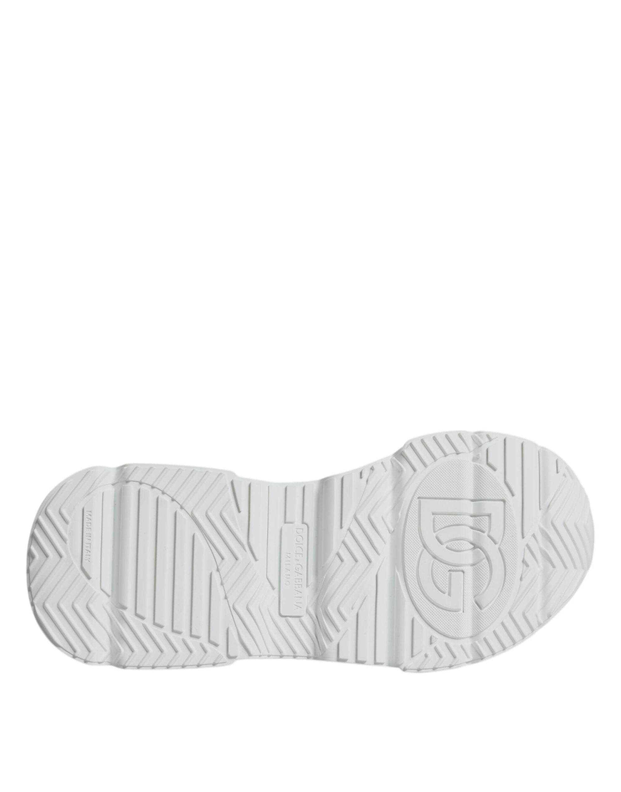 Dolce &amp; Gabbana White Nylon Daymaster Low Top Sneakers Shoes