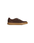 Roberto Pepe Luxury Brown Calfskin Men Sneaker